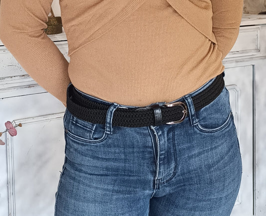 Ceinture fine tréssée