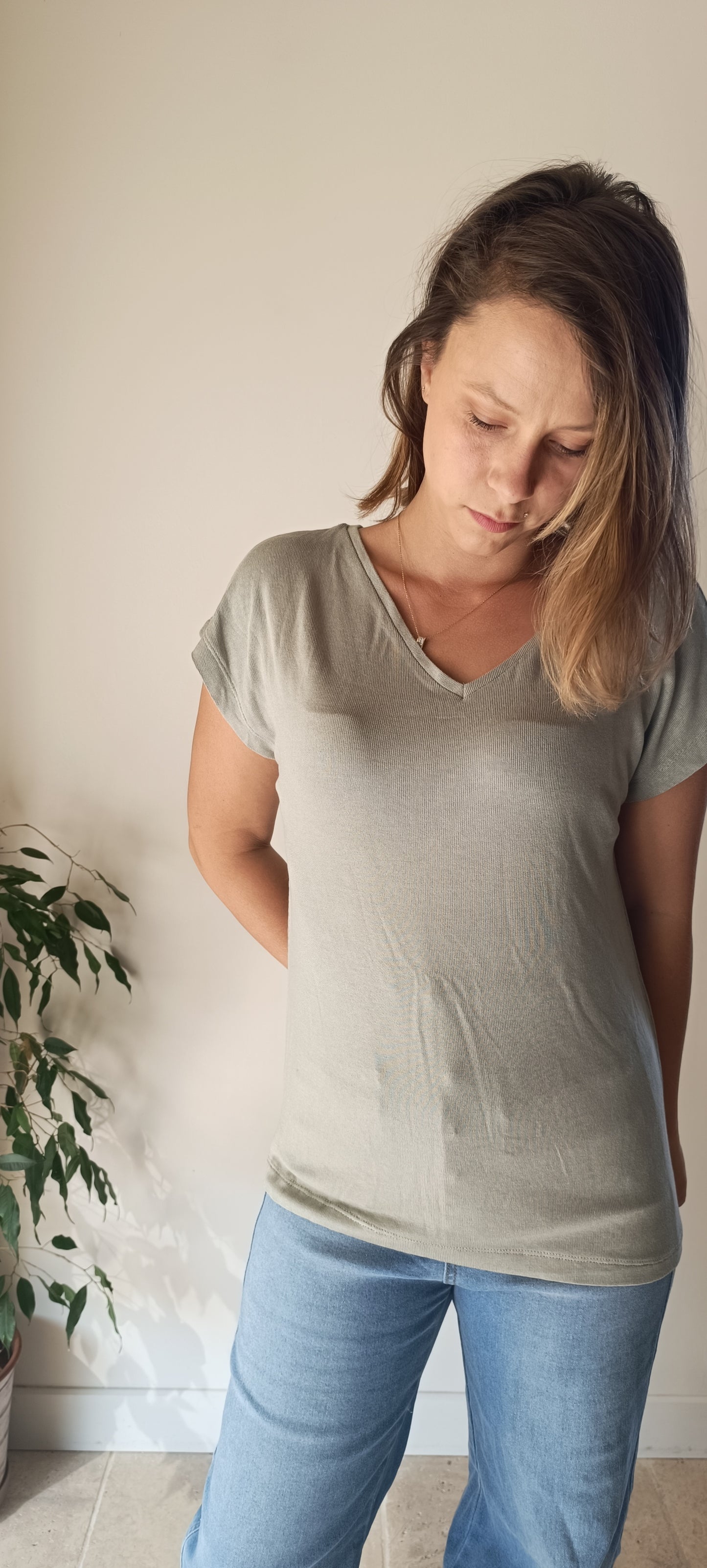 Tee-shirt ultra stretch upcyclé