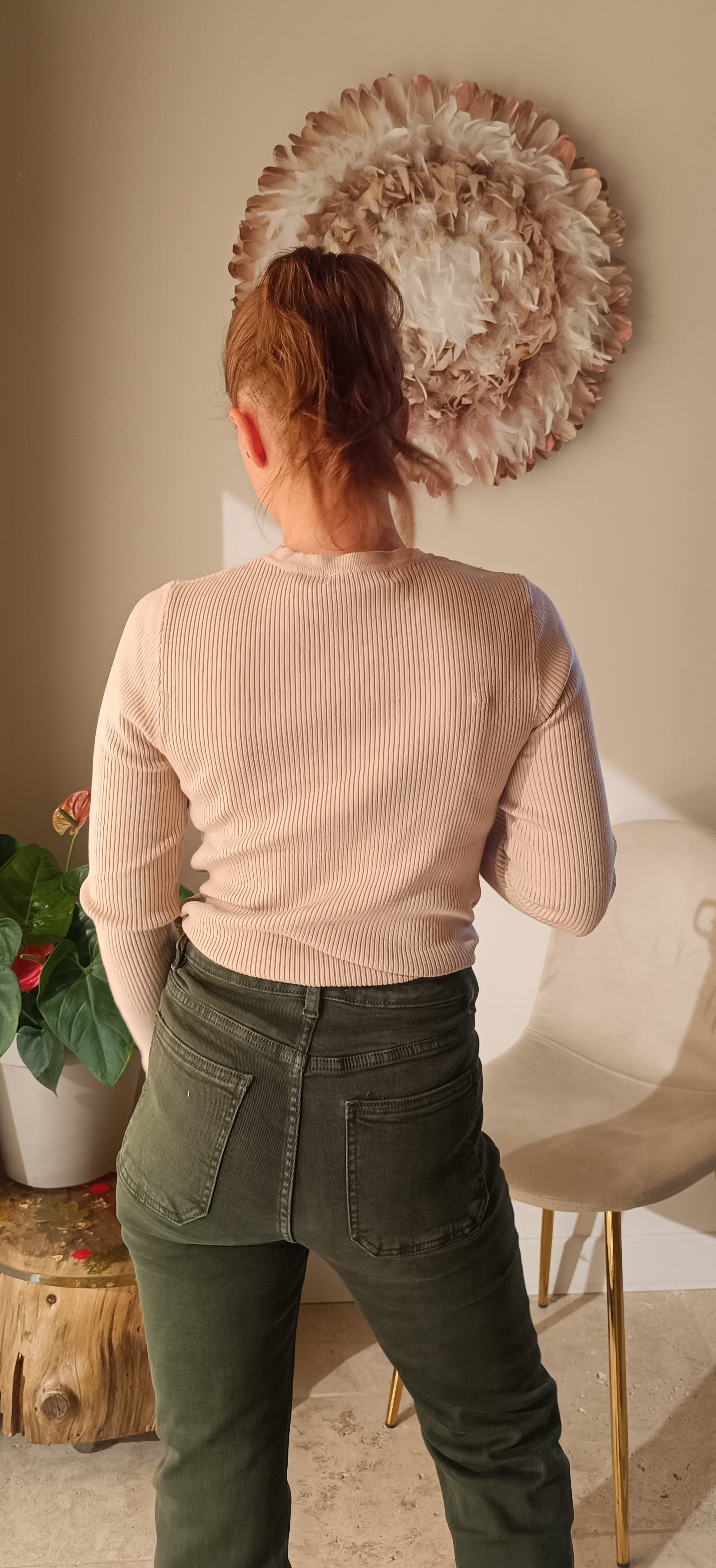 Pull beige 