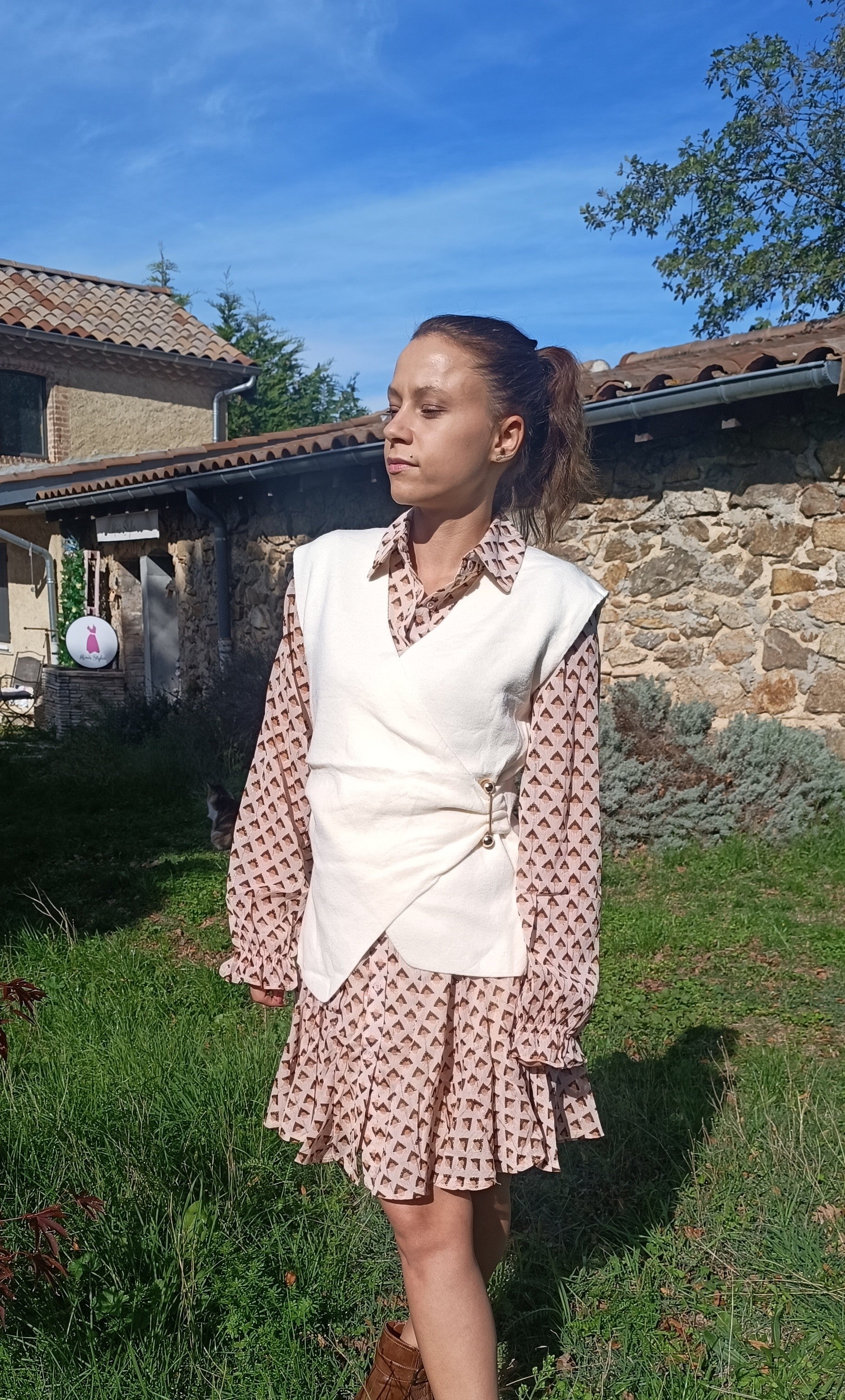 Look automnal avec une robe