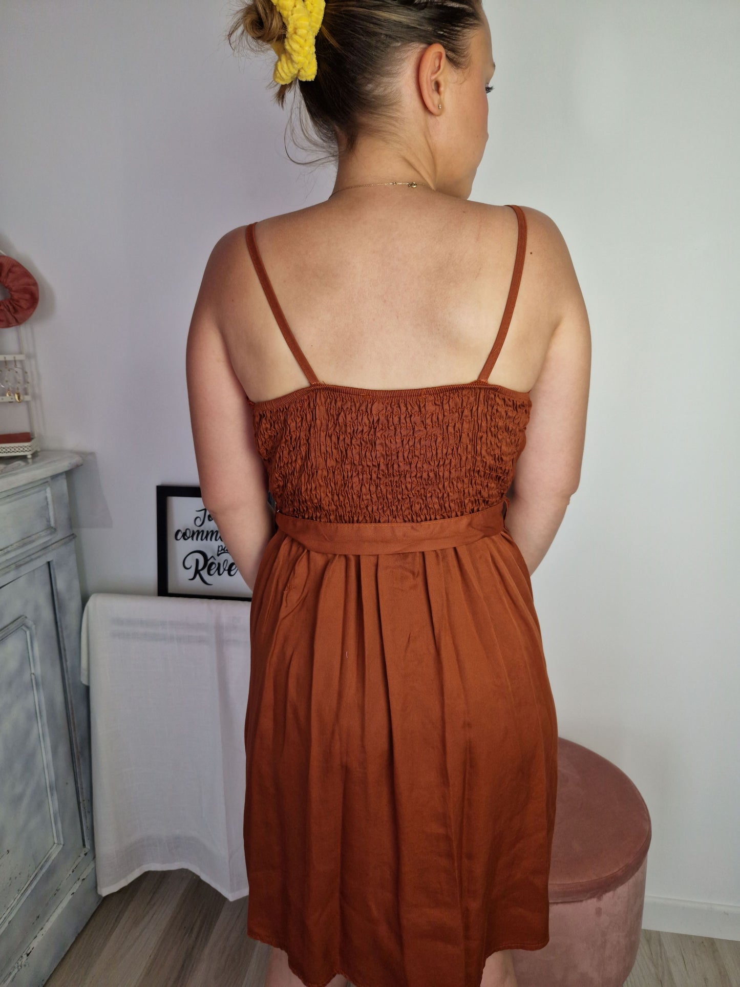 Robe terracotta