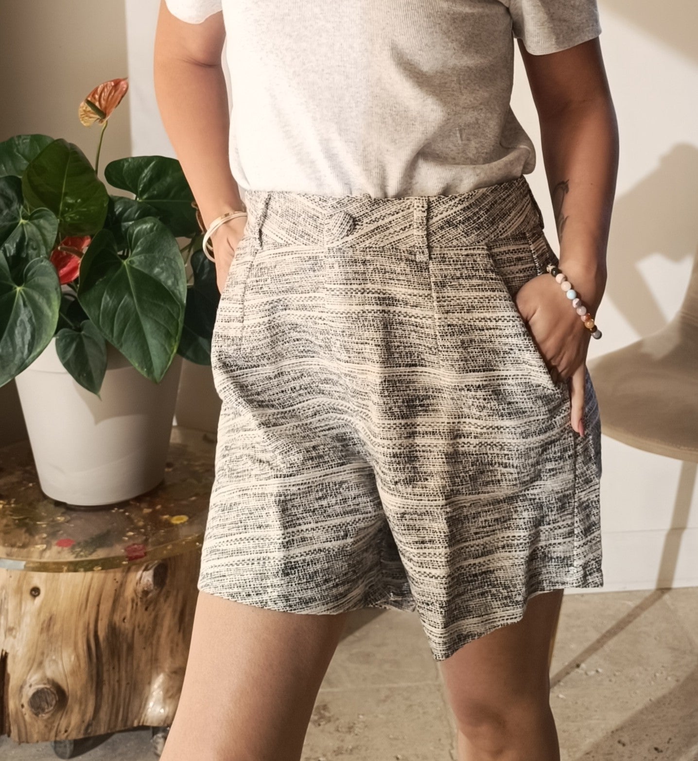 Short d'hiver Lin