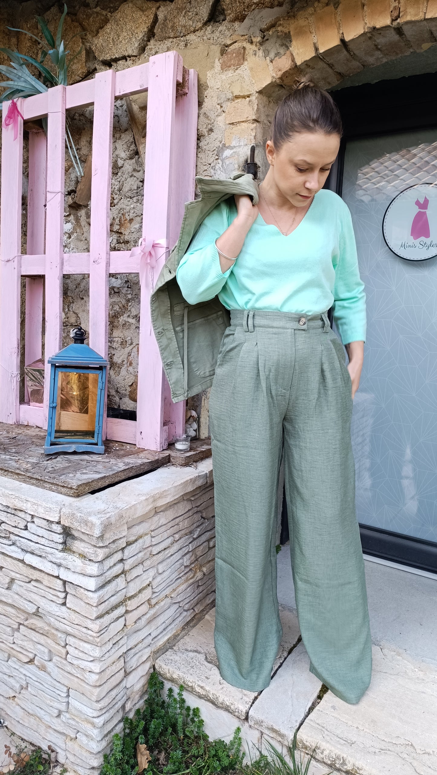 Pantalon fluide chic et décontracté