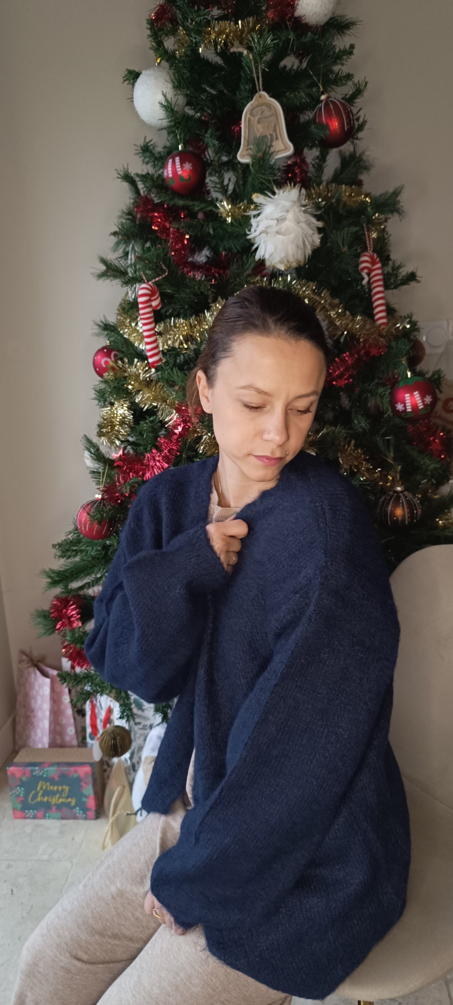 Gilet cocooning doux