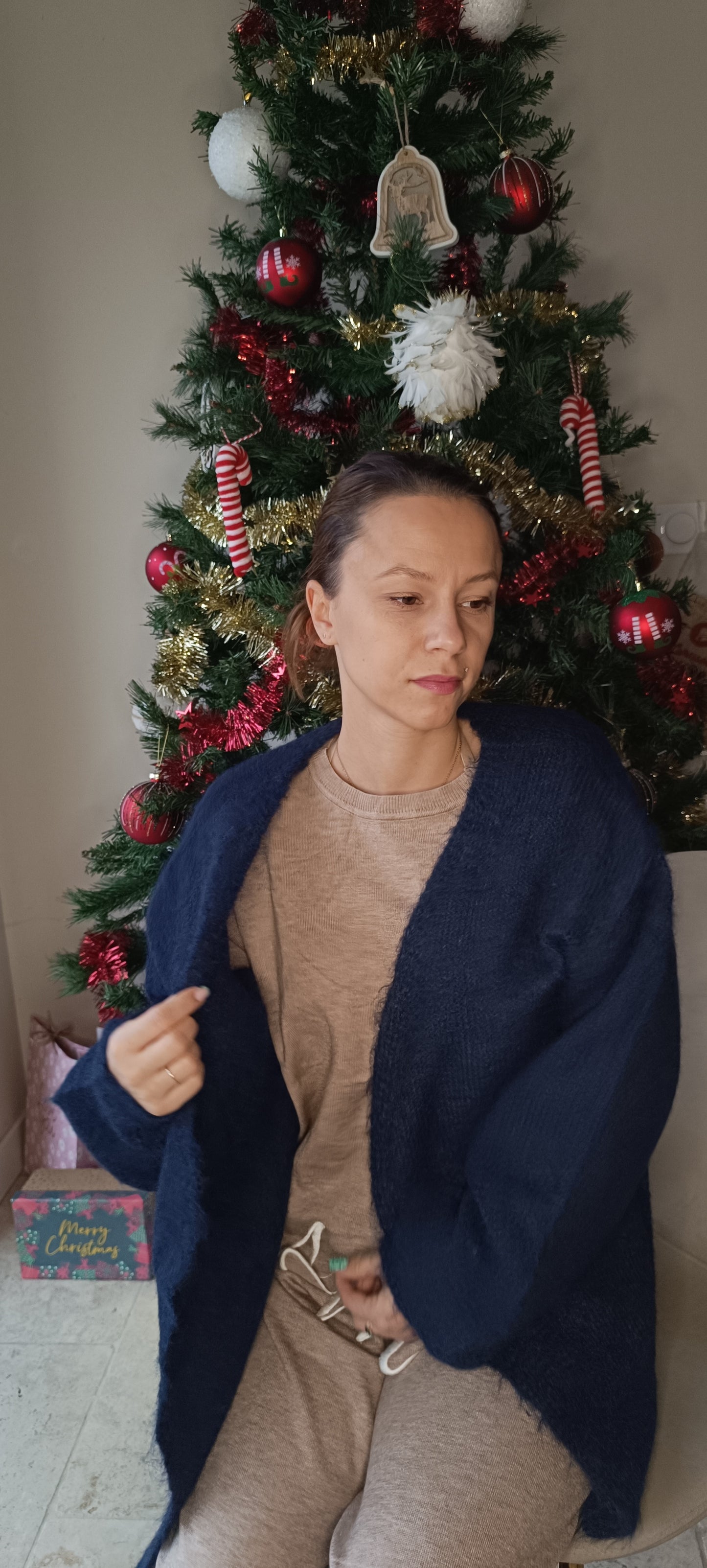 Gilet cocooning doux