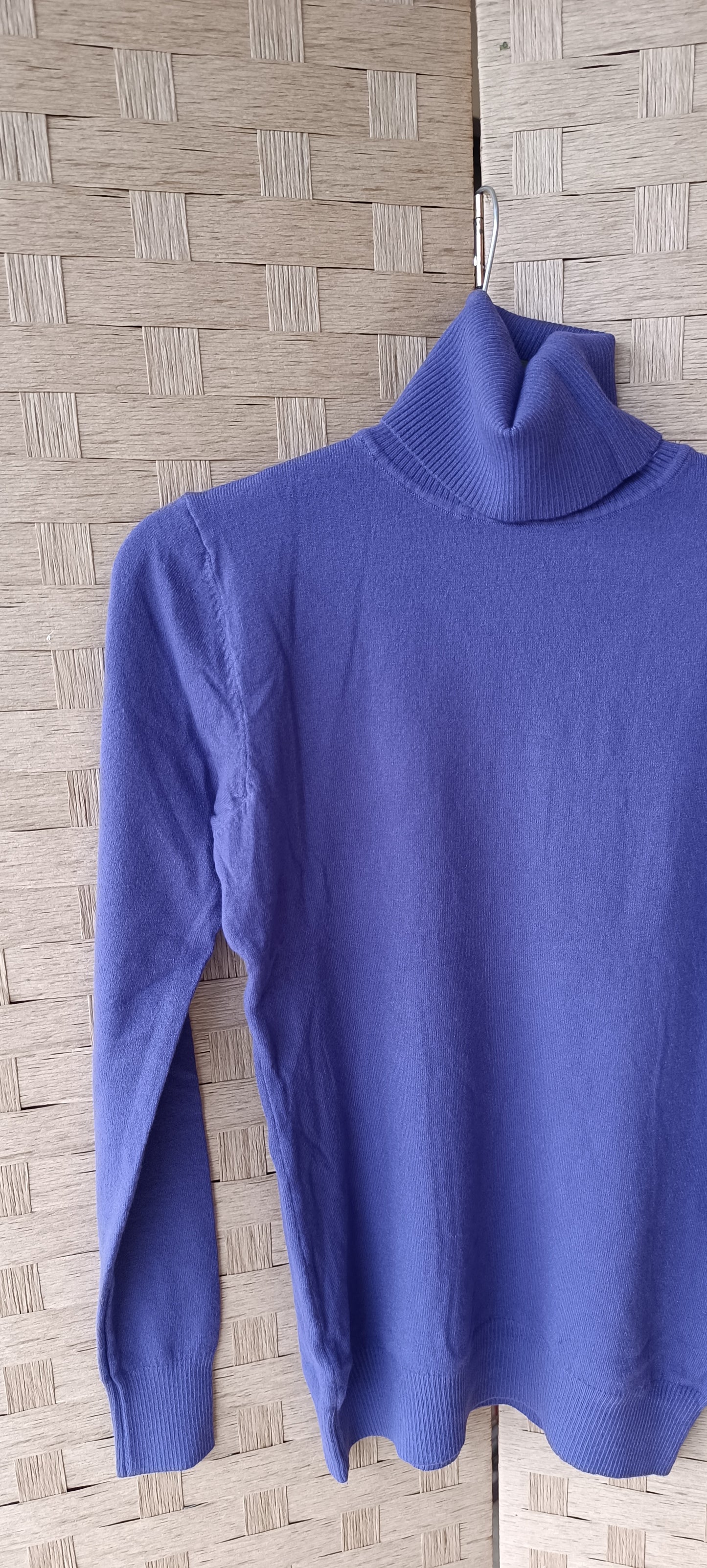 Pull col roulé plusieurs coloris