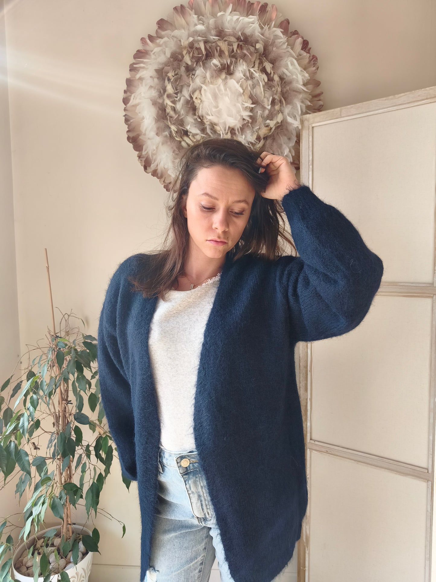 Gilet cocooning doux