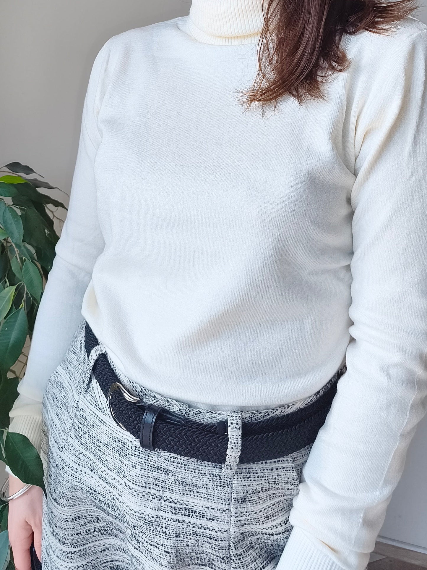 Pull col roulé plusieurs coloris