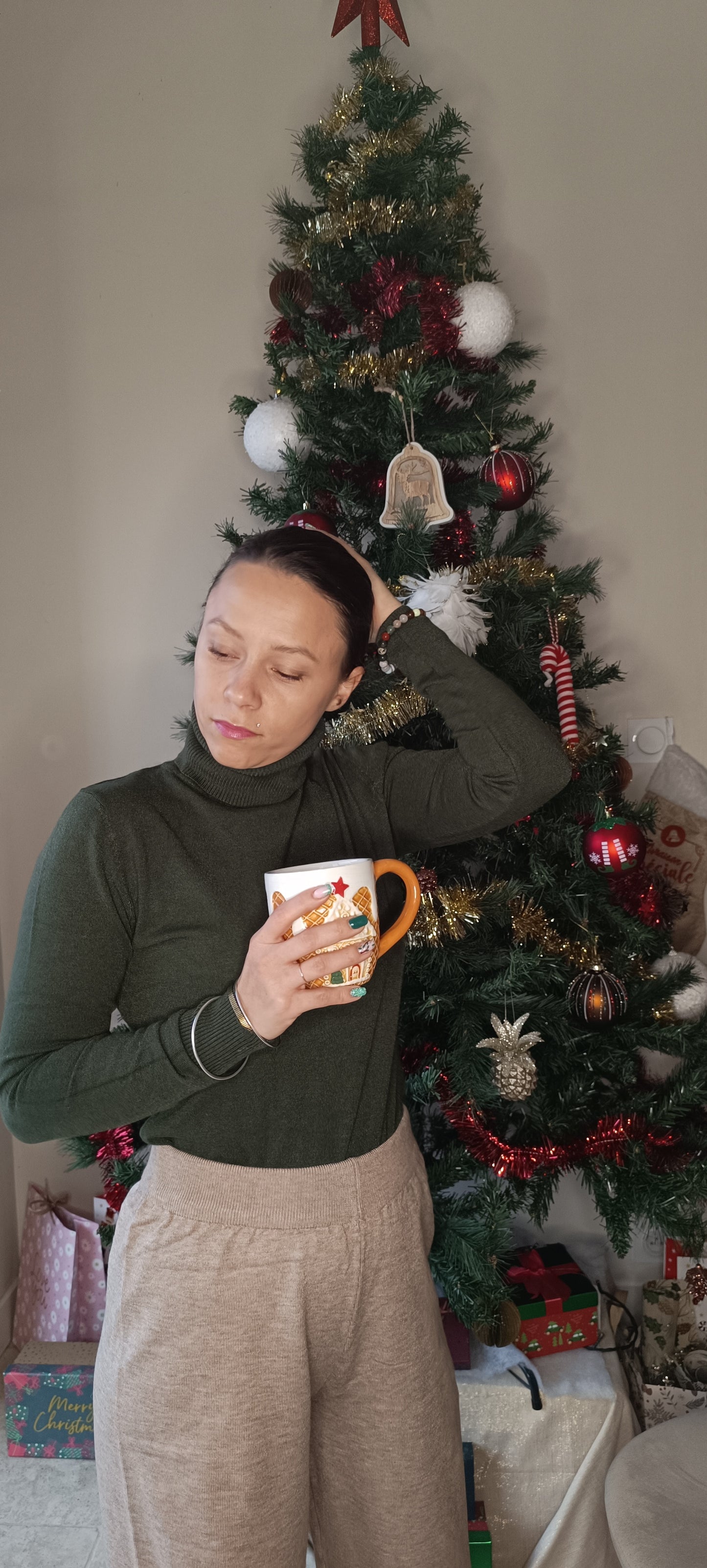 Pull col roulé plusieurs coloris