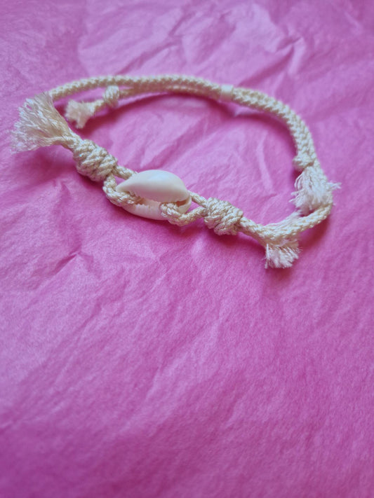 Bracelet coquillage cheville ou poignet