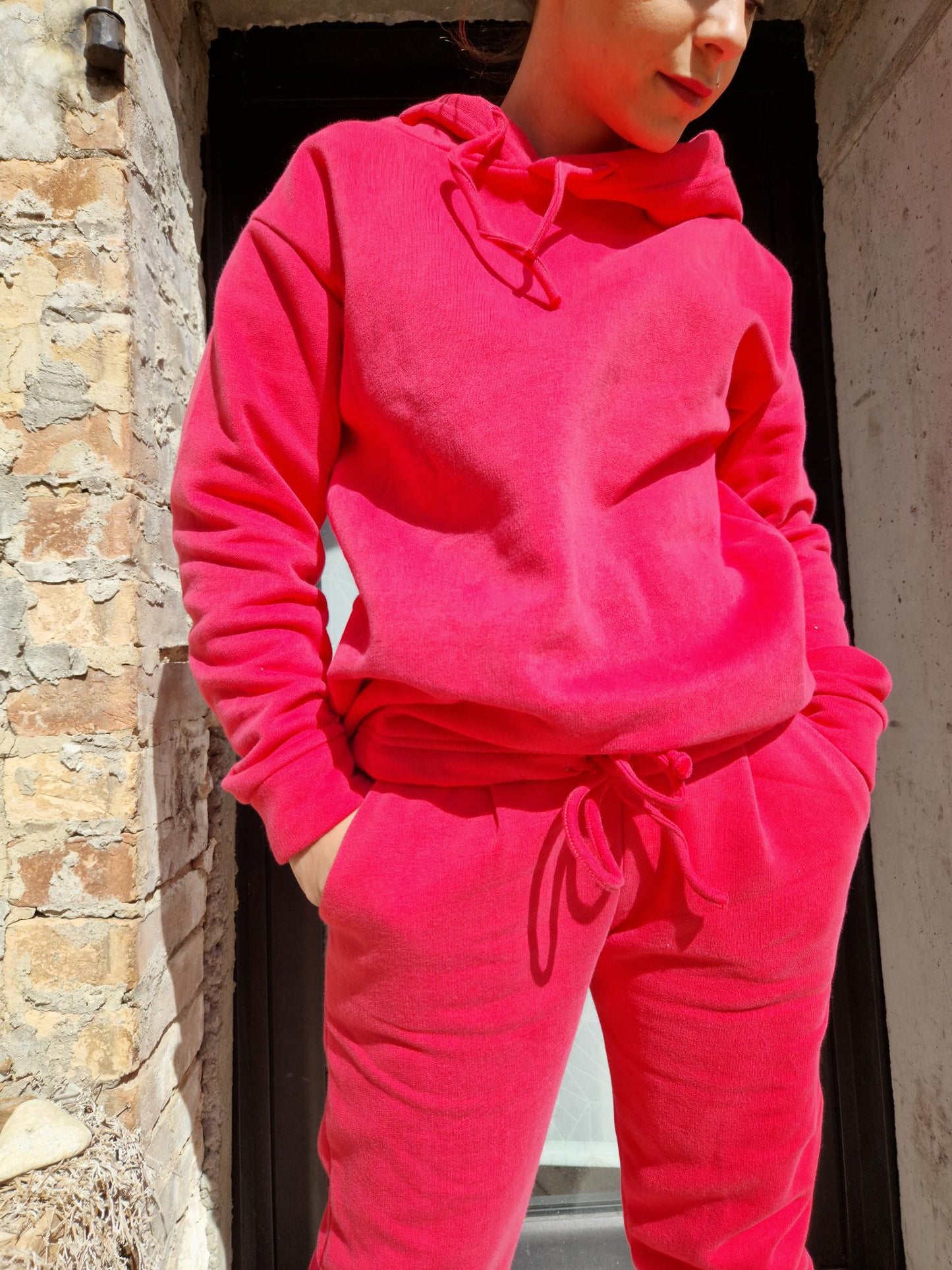 Ensemble sportswear fuschia