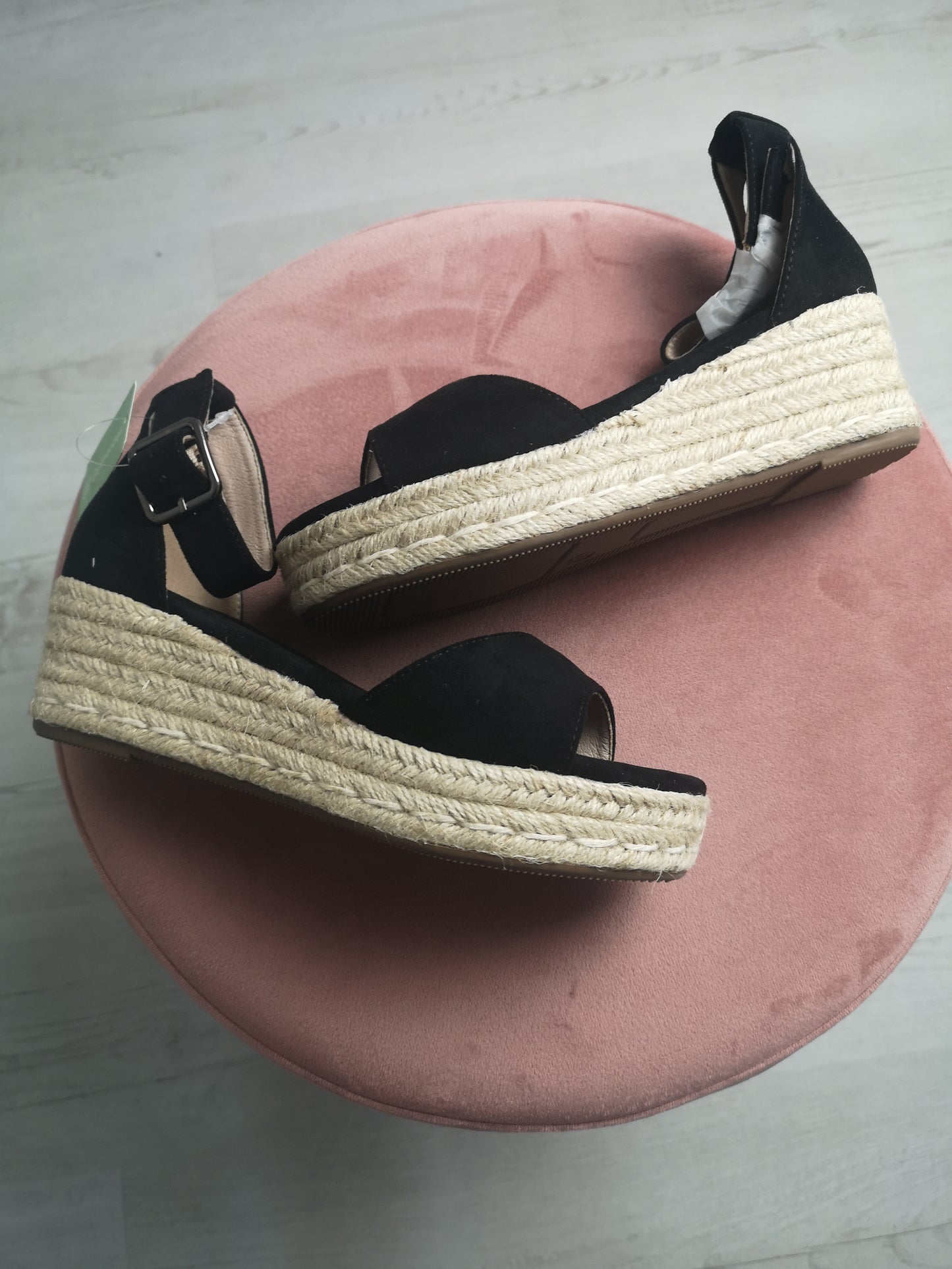 Espadrille imitation daim